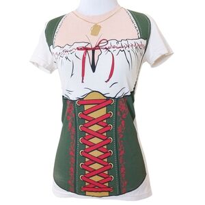 Bay Island Sportswear Costume Fraulein Oktoberfest Beer Adult Womens T-Shirt